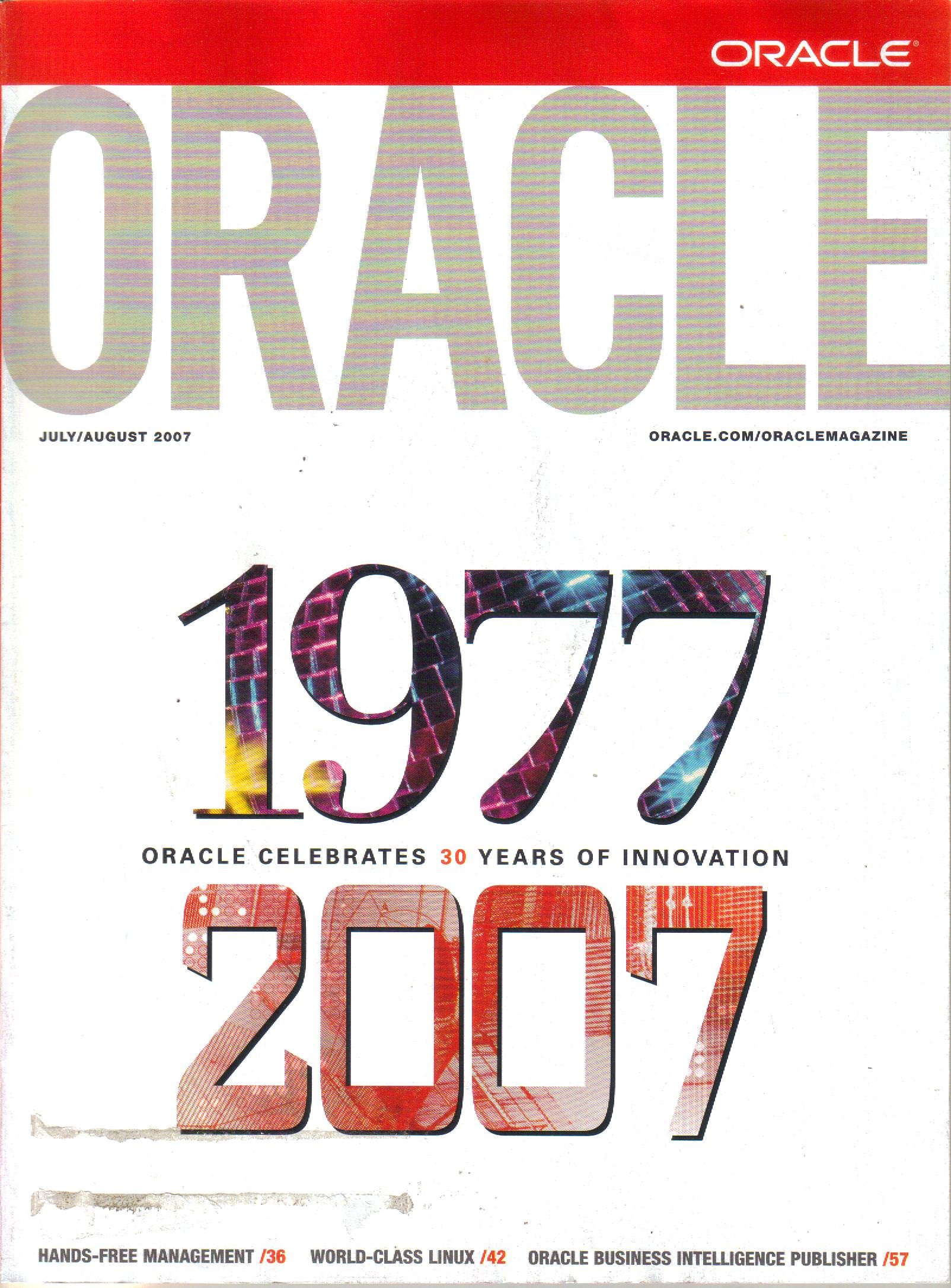 Oracle Magazine – an archive of sorts
